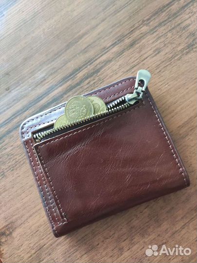 Кожаный мужской кошелек