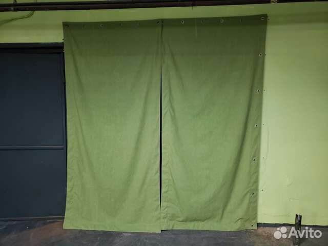 Штора в гараж из Брезента