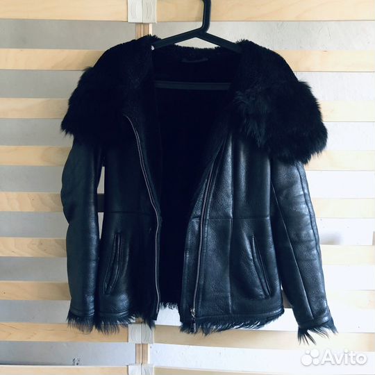 Дубленка натуральная кожа и мех
