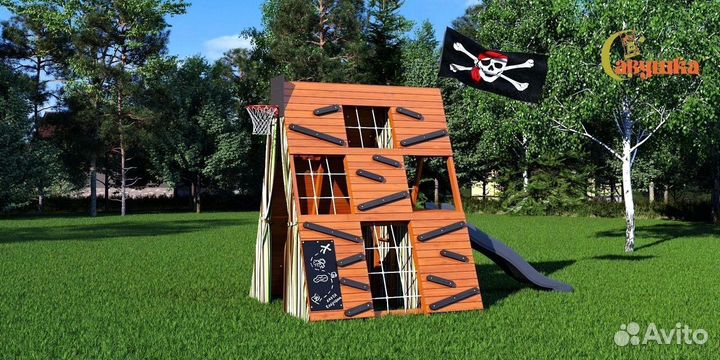 Игровая площадка для всей семьи Савушка База 1