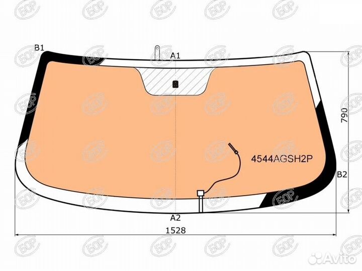 Лобовое стекло ваз 2123 с полным обогревом