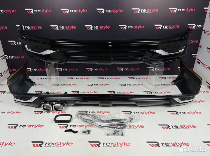 Обвес Toyota Land Cruiser 200 Под 1 выхлоп