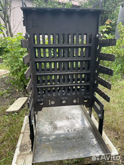 Мангал вертикальный эдельвейс новый