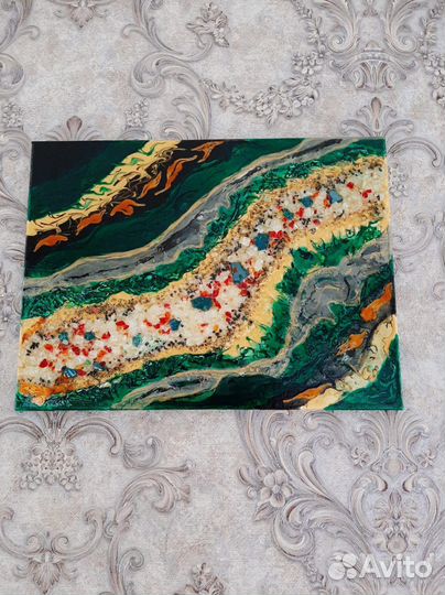 Картины из акриловой заливки