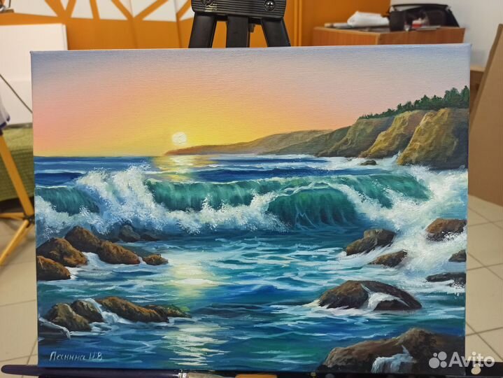 Картина маслом на холсте 