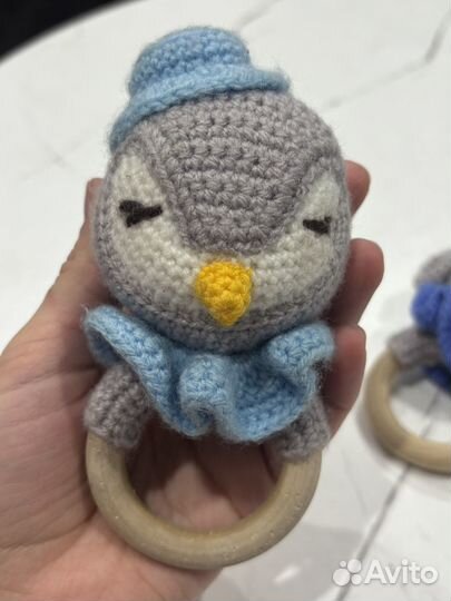 Вязаные погремушки