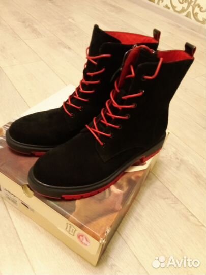 Ботинки натуральная замша 39-40