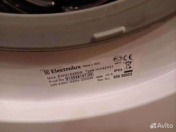 Стиральная машина автомат Electrolux