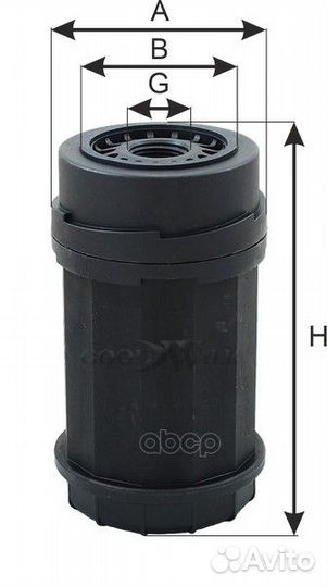 Фильтр масляный двигателя valdai ing. cummins