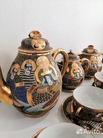 Антикварный японский сервиз на 12 персон