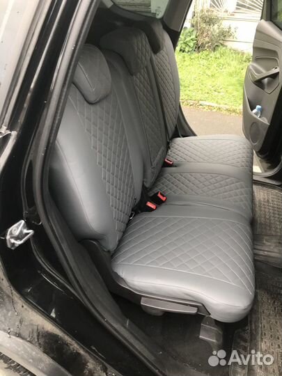 Модельные автомобильные чехлы из экокожи ромб