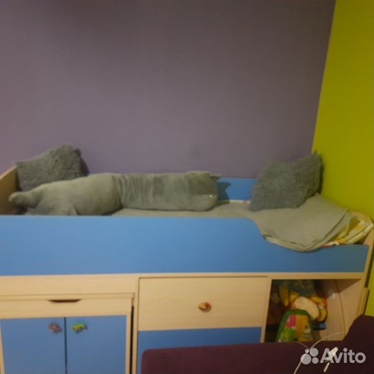 Детская кровать от 3 лет с ящиками б/у