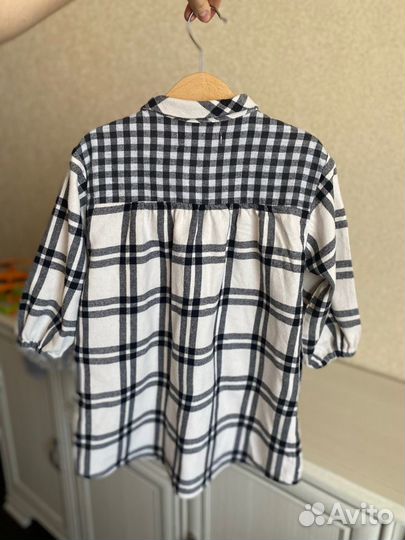 Платье рубашка zara для девочки