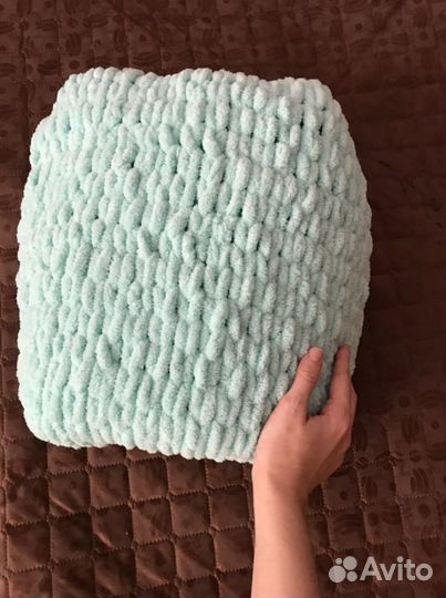 Плед детский вязаный