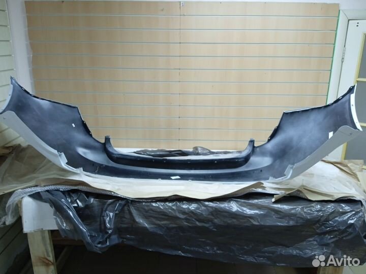 Бампер задний KIA RIO (2011-2015) белый