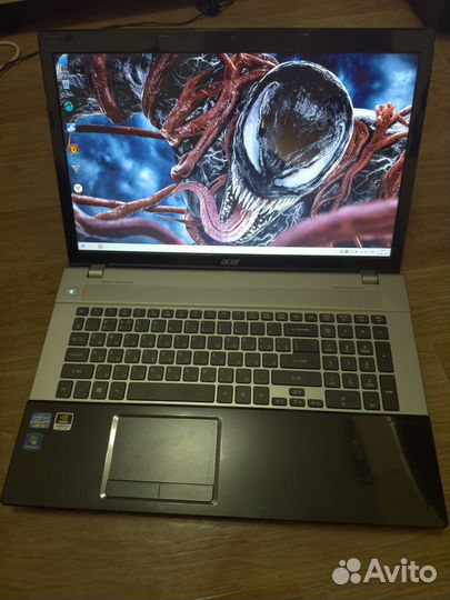 Мощный игровой 17,3/i5/8ozu/Ssd-hdd/GF