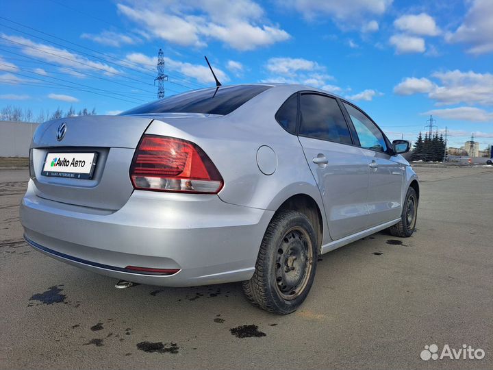 Volkswagen Polo 1.6 AT, 2016, 161 800 км