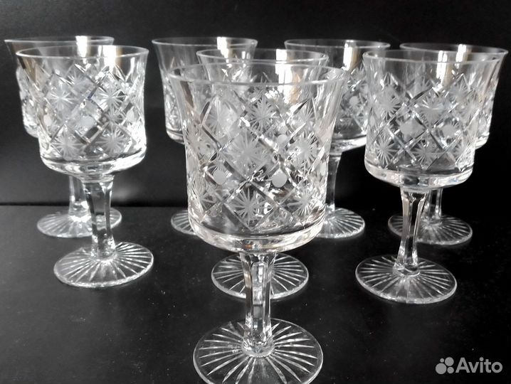 Бокалы хрустальные лзхс 14,5см 200мл
