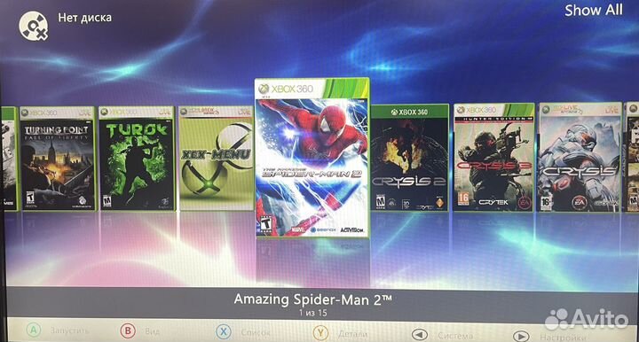 Диск xbox 360 freeboot(Avrora)