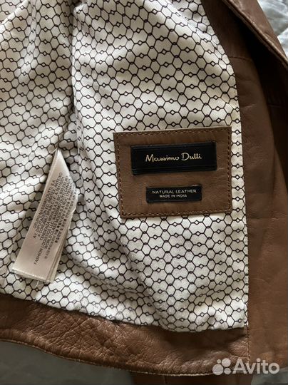 Косуха massimo dutti натуральная кожа