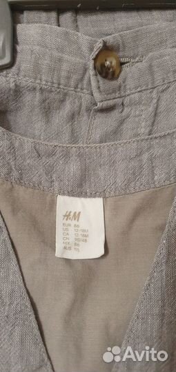 H&M костюм 12м-18м