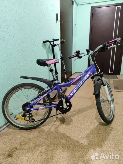 Велосипед для девочки 20 дюймов novatrack