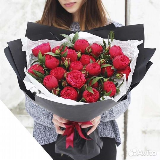 Цветы розы букет