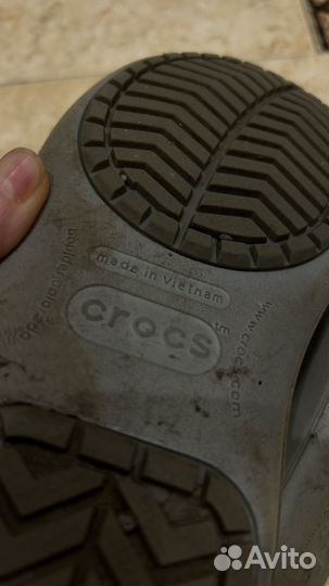 Стильные сапоги Crocs по стельке 24 см