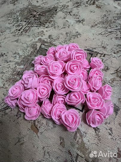 Розы из фоамирана 100 шт