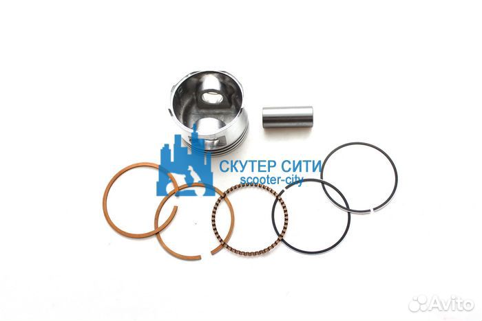 Поршень 4T (44,0мм) 139QMB с кольцами 60cc CMR (Ар