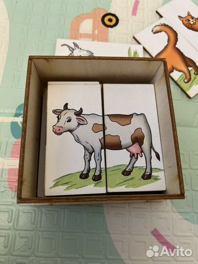 Картинки (пазлы) - половинки «Ферма» smile decor