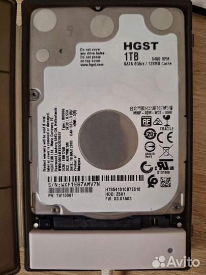 Жесткий диск HDD 1Tb для ноутбука 2.5