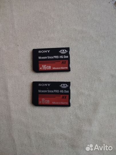 Карта памяти memory stick pro duo