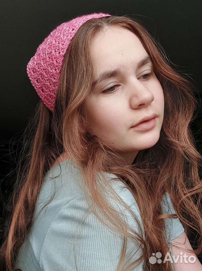 Вязаная косынка