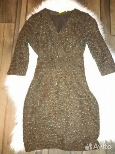 Платье со стразами