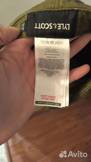 Бейсболка lyle scott