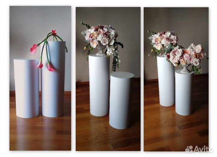 Декор мероприятий постаментстойки для цветов шаров