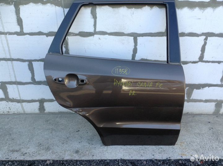 Hyundai Santa Fe c 2009 - Дверь задняя правая