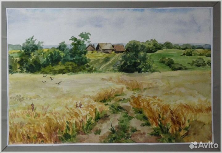 Акварельные картины. Пейзажи