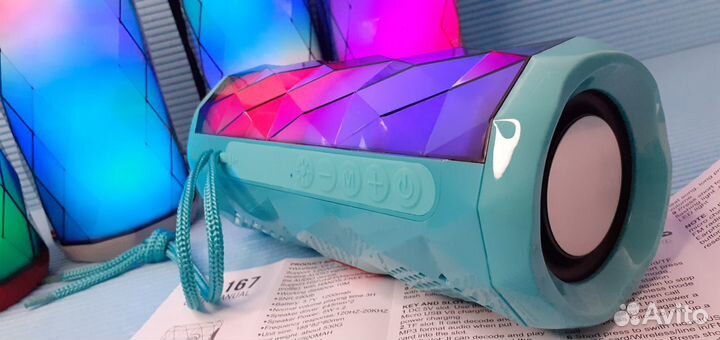 Колонка TG Plane 8 режимов Чистый стереозвук Радио