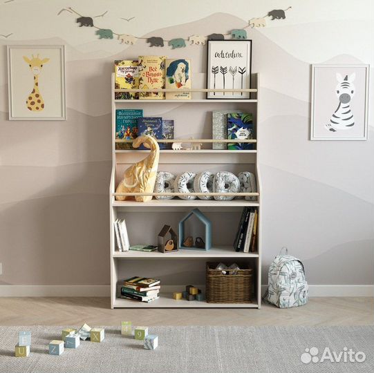 Стеллаж детский Бумми 6 развивающий Монтессори