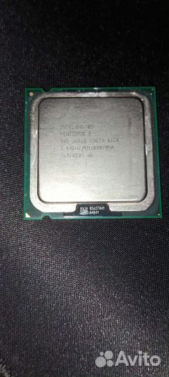 Процессор Intel pentium d 945 3.4 ghz