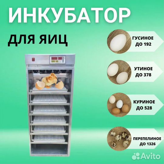 Инкубатор аи-528 для всех видов яиц