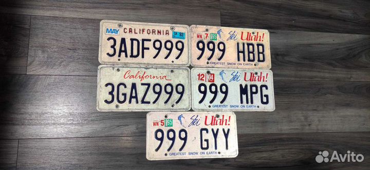 Автомобильный номер США