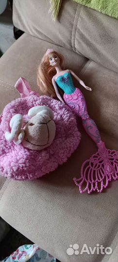 Кукла русалка. На брони