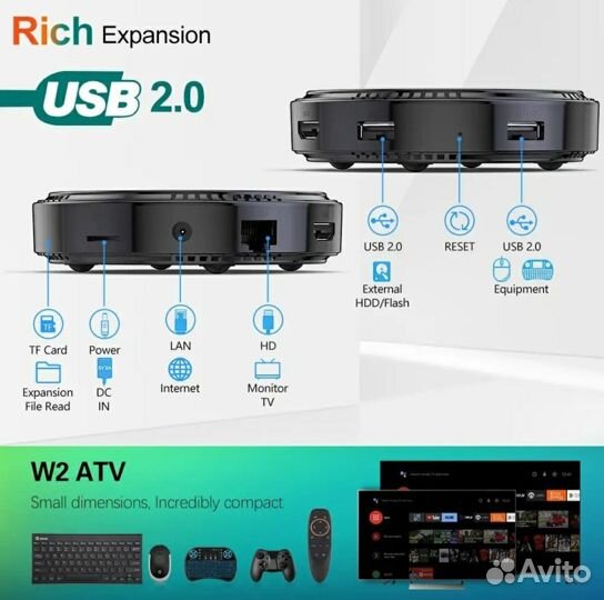 Android TV Приставка Vontar X2 4/32 + G10S