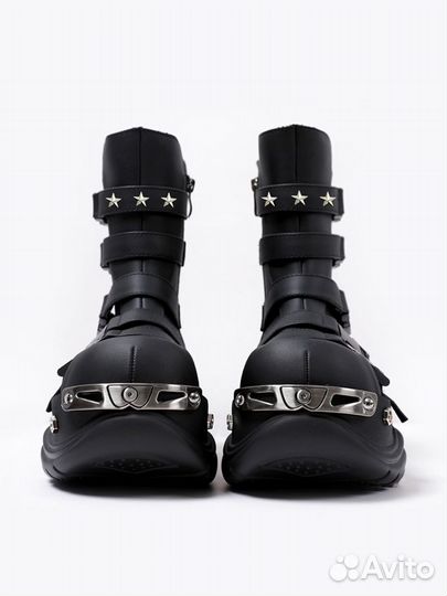 Высокие ботинки в стиле Demonia & New Rock y2k
