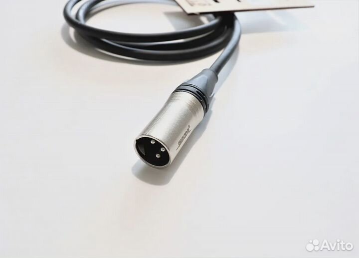 Микрофонный кабель с разъёмами XLR, shnoor 1,5м