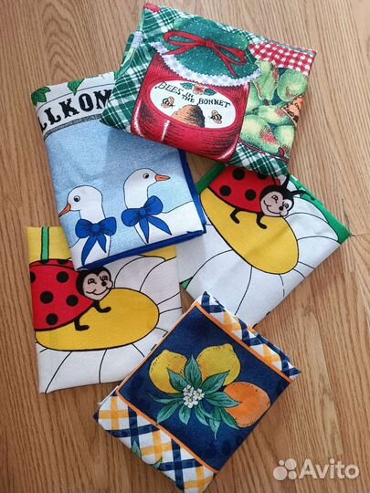 Кухонные полотенца набор х/б