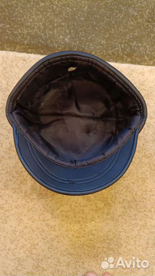 Кепка новая мужская, экокожа